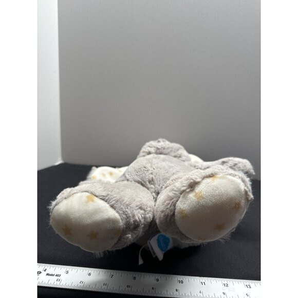15.5" Cloud B Gray Hugginz Bunny Soft Plush Gold Stars Stuffed Animal Toy - Picture 3 of 7